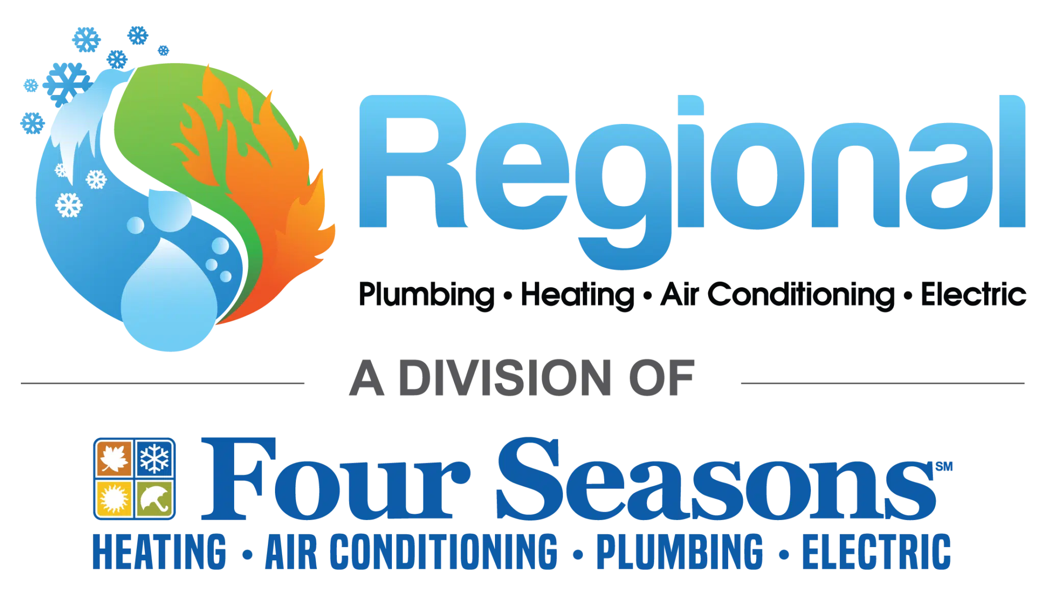 Four Seasons and Regional Plumbing logos