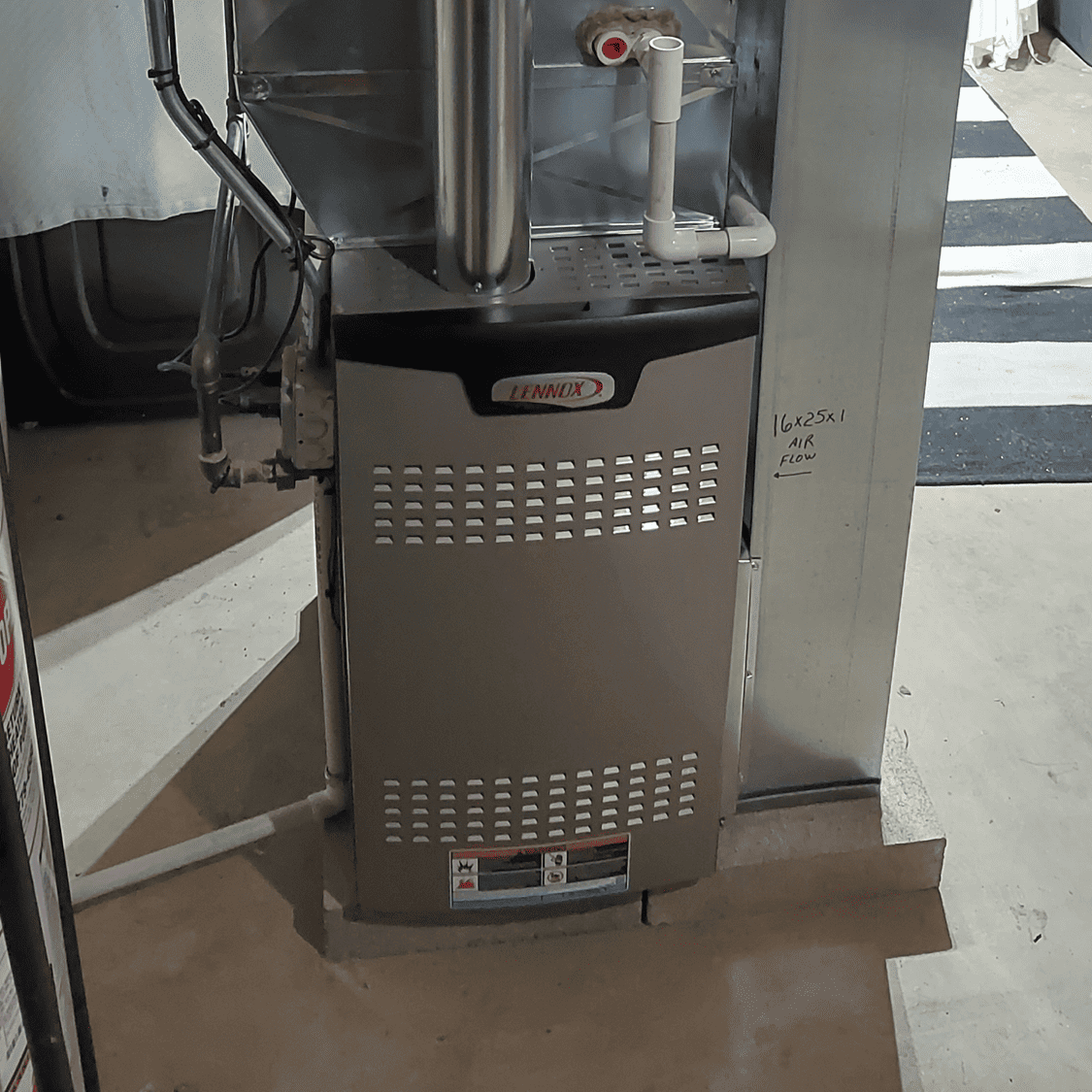 Newly installed furnace